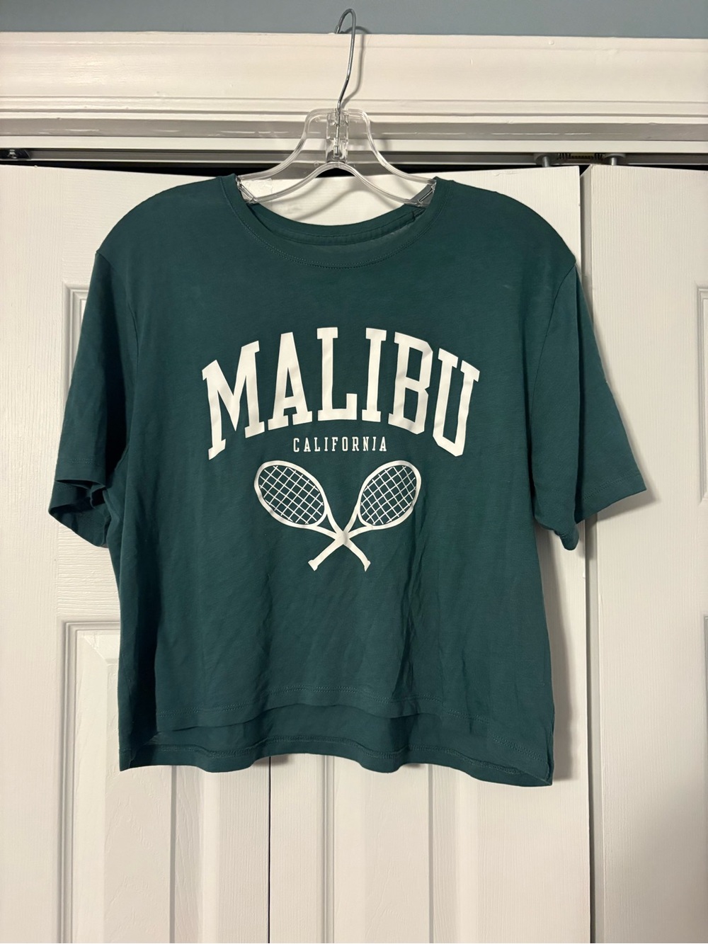 Abercrombie & Fitch Green Malibu Tennis Graphic Tee